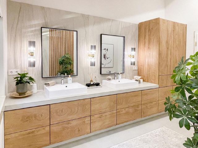 Badezimmer sind heute modern